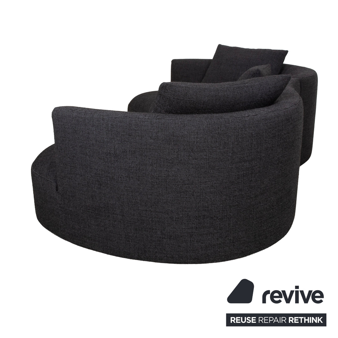 Cor Siwa Stoff Ecksofa Grau Sofa Couch