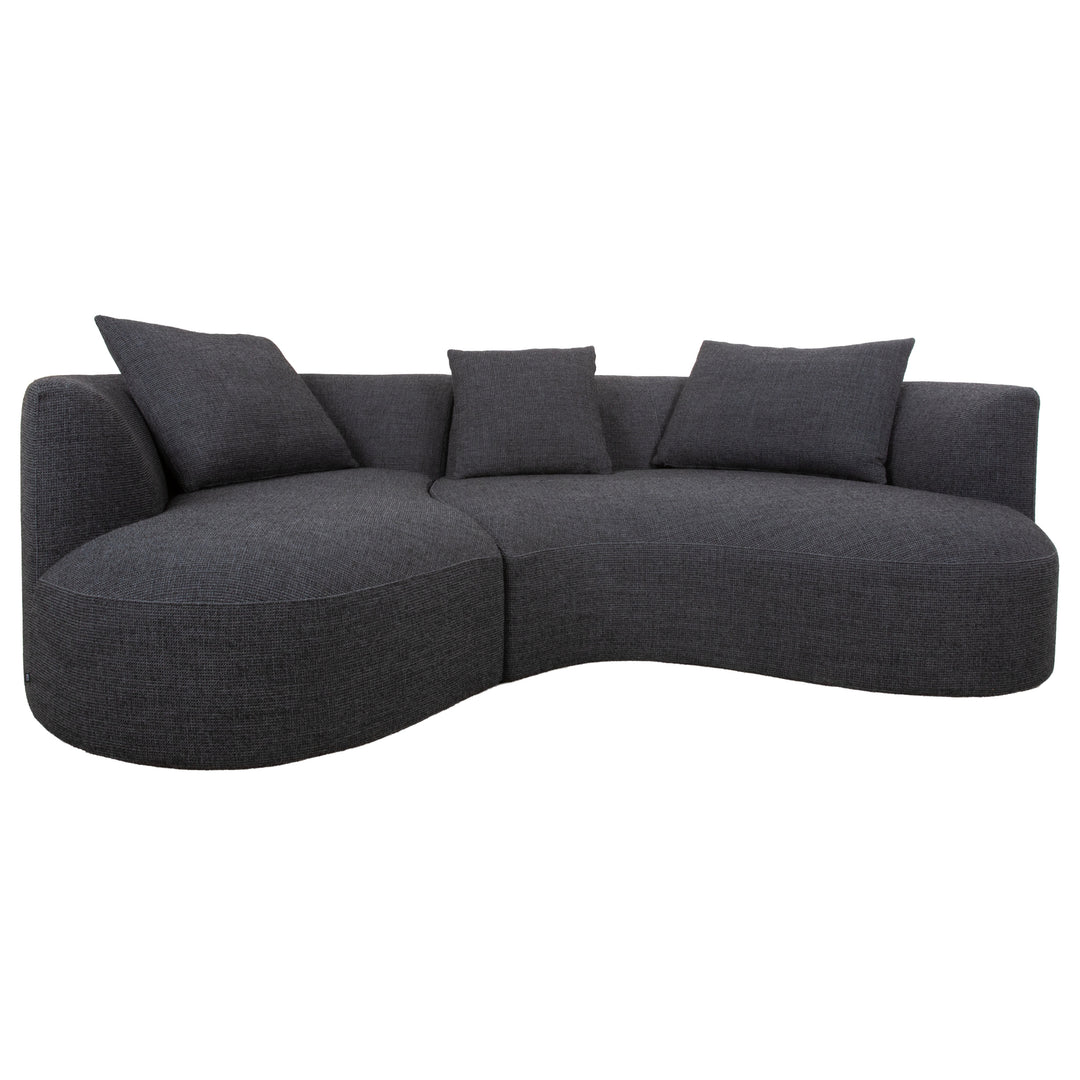 Cor Siwa Stoff Ecksofa Grau Sofa Couch