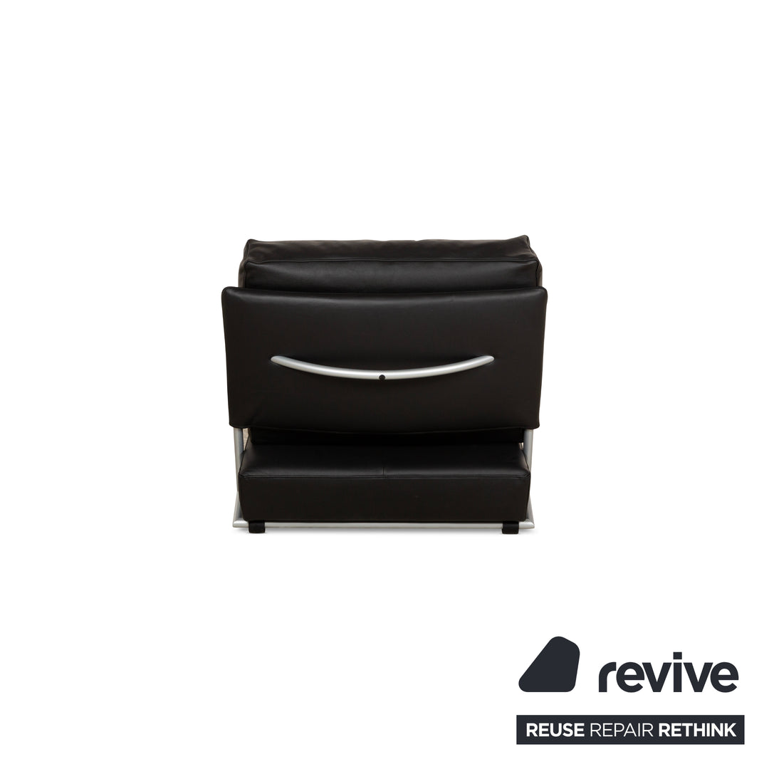 Cor Trinus Leather Armchair Black manual function