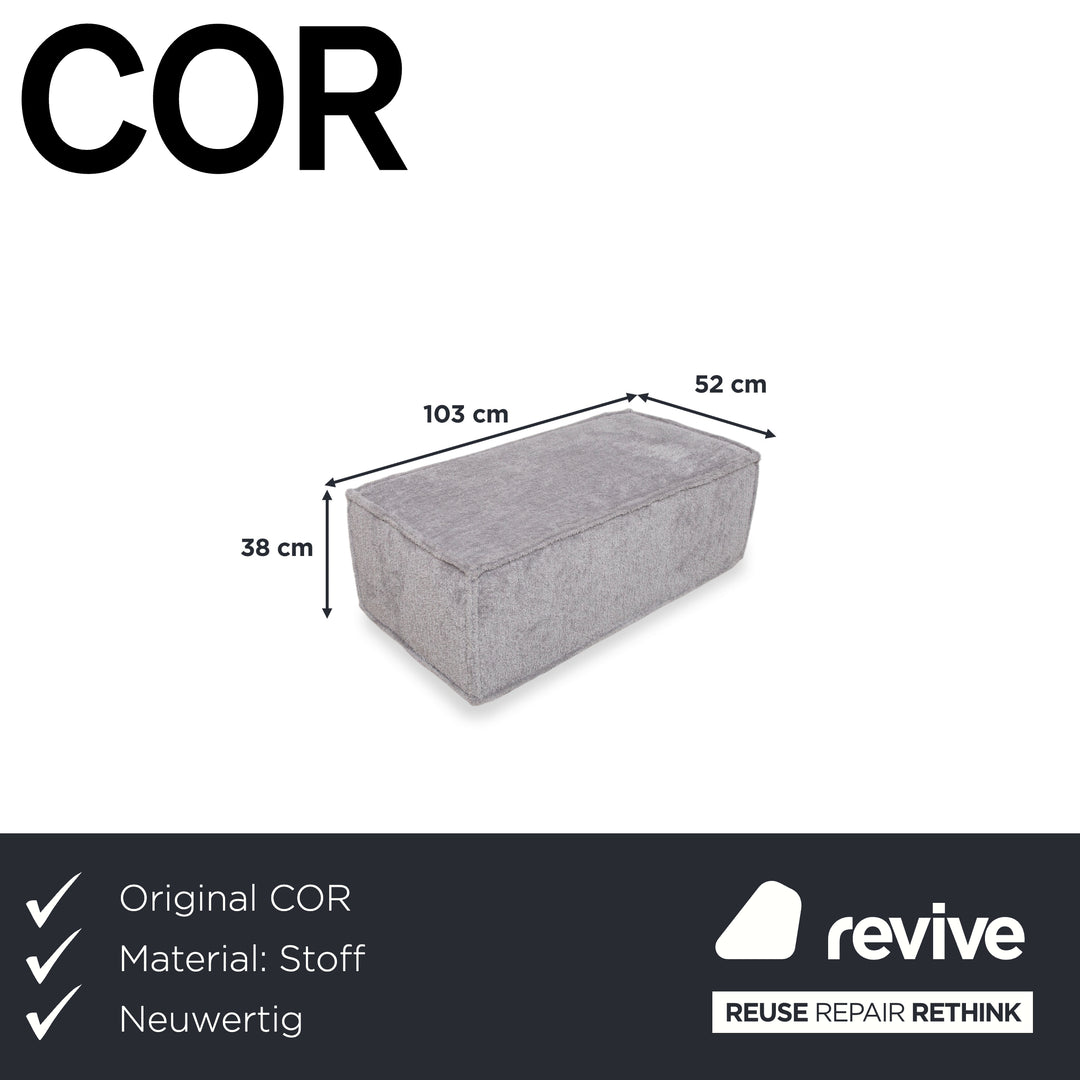 COR Trio Hocker Sitzelement Grau