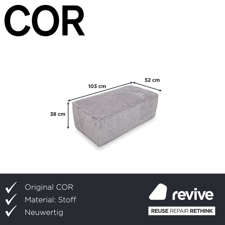 COR Trio Hocker Sitzelement Grau