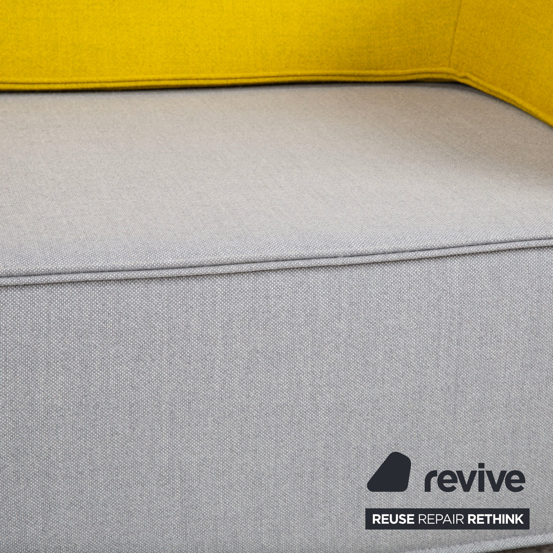 Canapé d'angle en tissu COR Trio gris multicolore, canapé modulaire