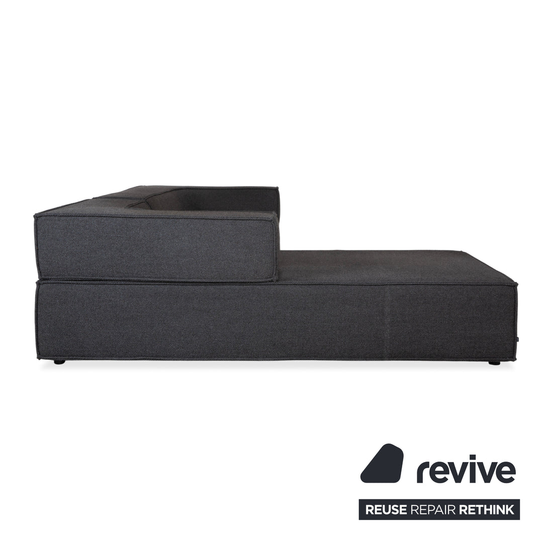 COR Trio Stoff Ecksofa Grau Sofa Couch