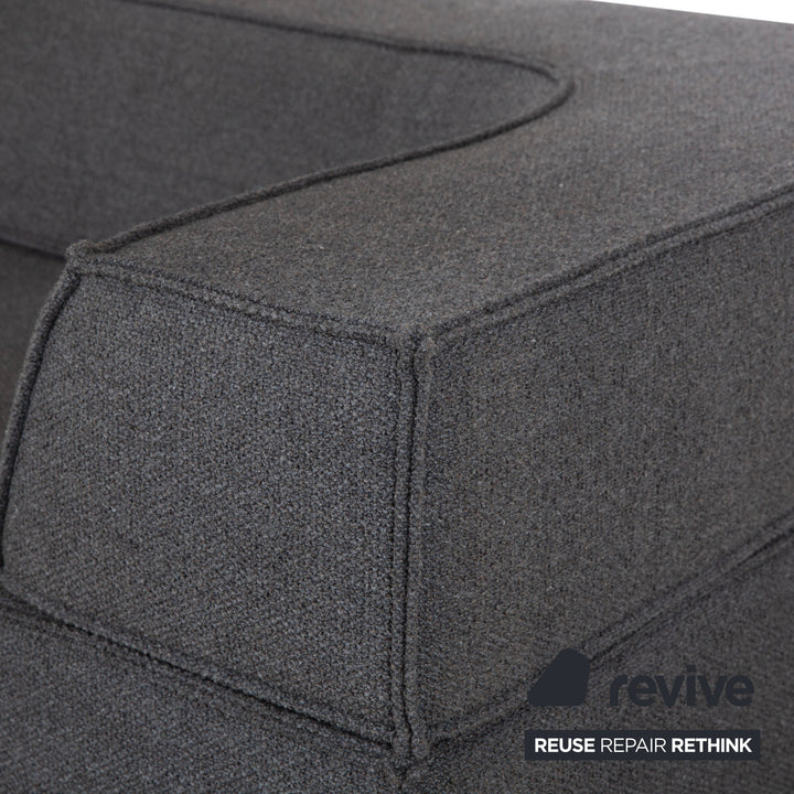 COR Trio Stoff Ecksofa Grau Sofa Couch