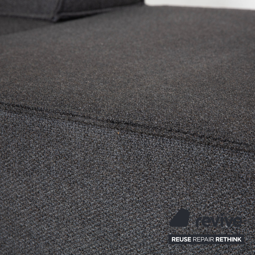 COR Trio Stoff Ecksofa Grau Sofa Couch