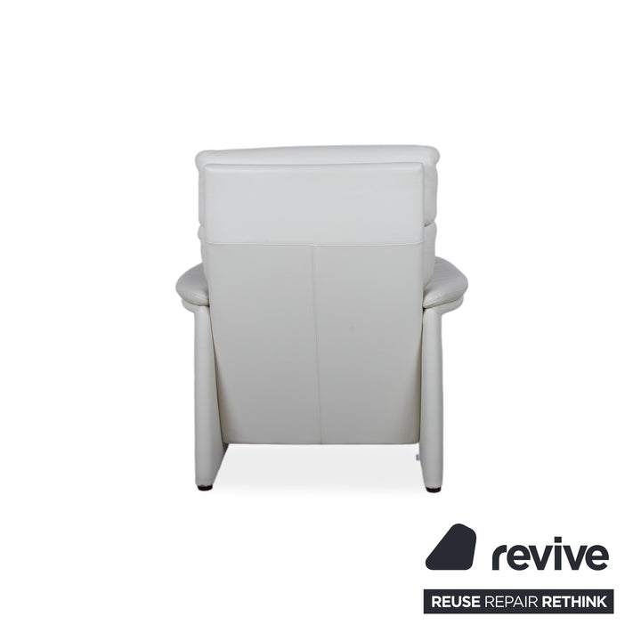 Cor Zento Leather Armchair Cream manual function