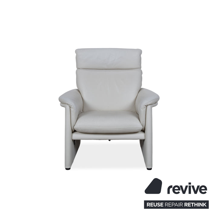 Cor Zento Leather Armchair Cream manual function