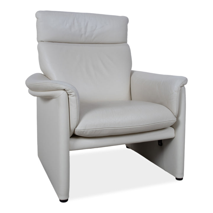 Cor Zento Leather Armchair Cream manual function