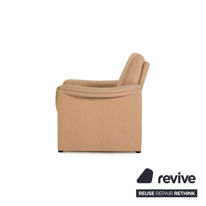 Cor Zento fabric armchair beige