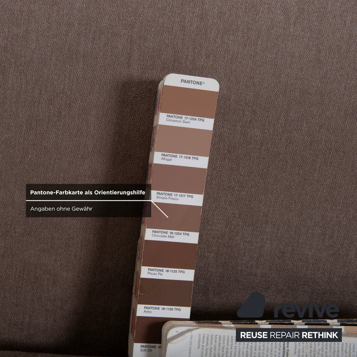 Dayco Avalon Stoff Bett Boxspringbett Grau Beige