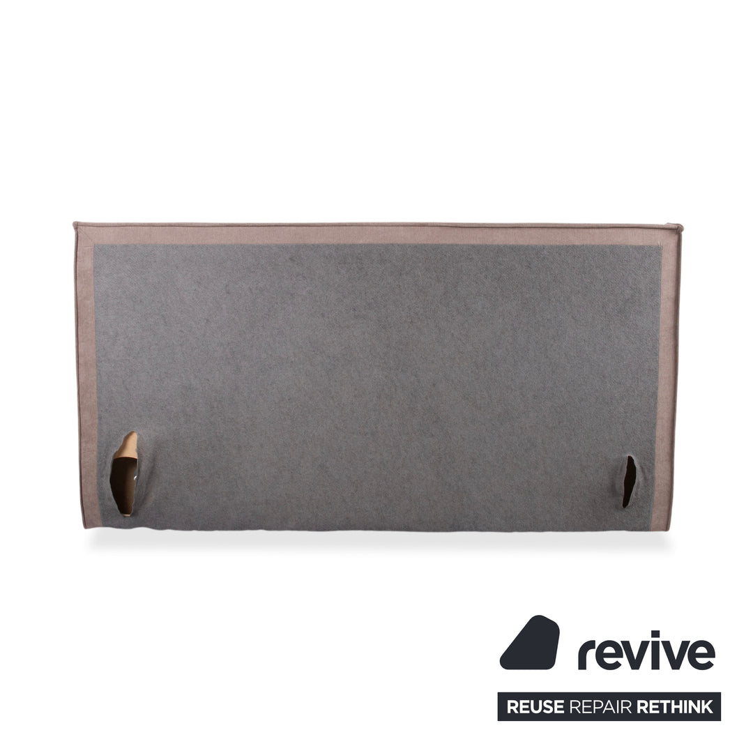 Dayco Avalon Stoff Bett Boxspringbett Grau Beige
