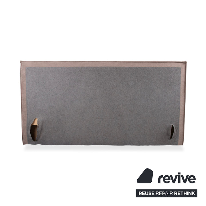 Dayco Avalon Stoff Bett Boxspringbett Grau Beige