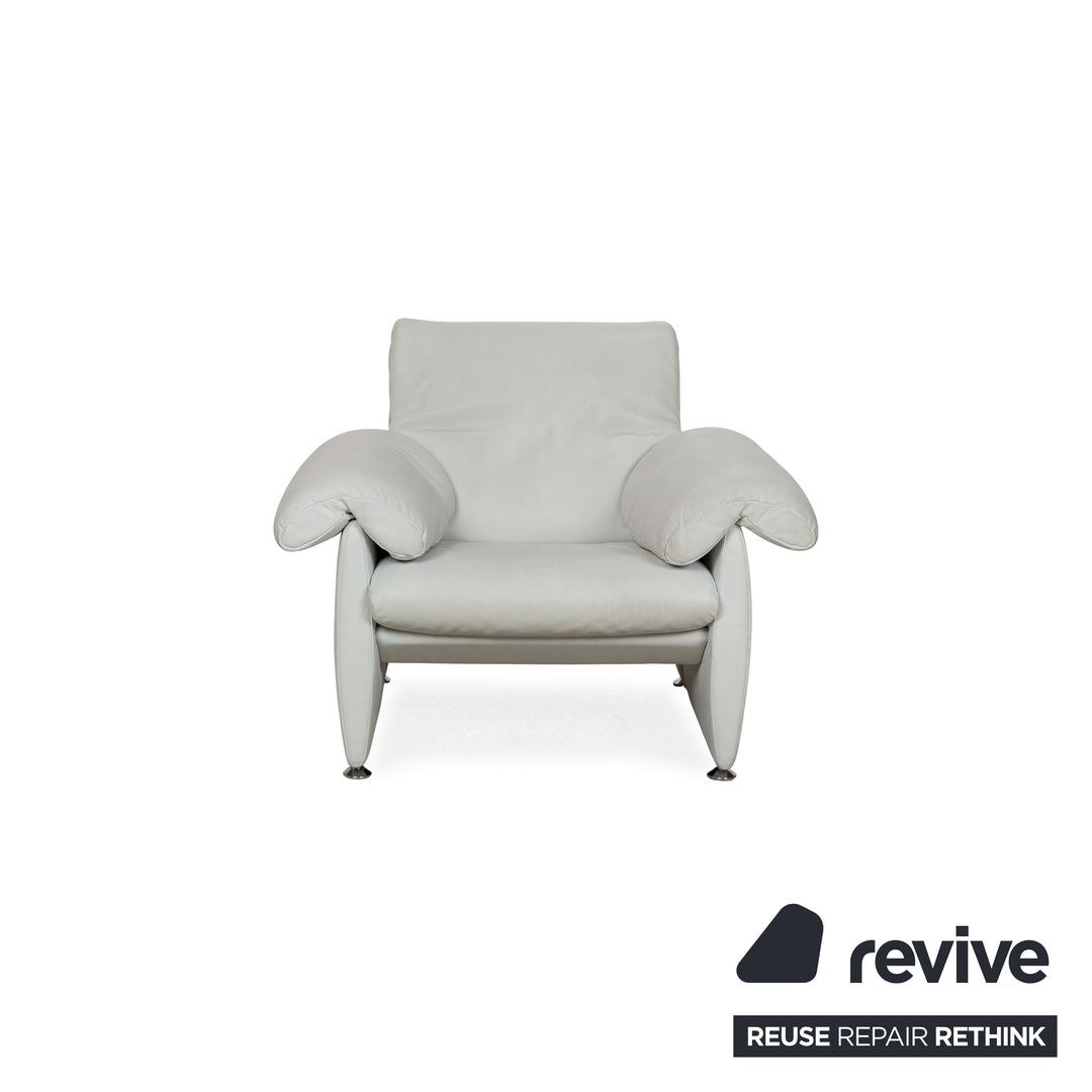 de Sede DS-10 fauteuil en cuir blanc