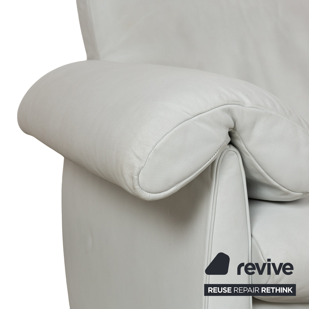 de Sede DS-10 fauteuil en cuir blanc