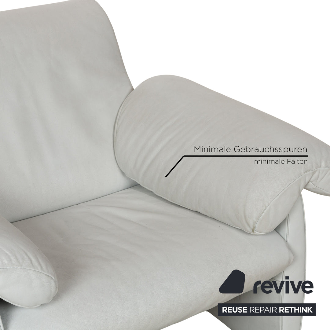 de Sede DS-10 fauteuil en cuir blanc