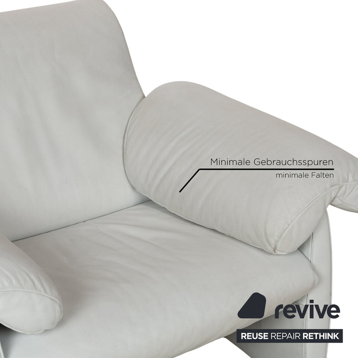 de Sede DS-10 fauteuil en cuir blanc