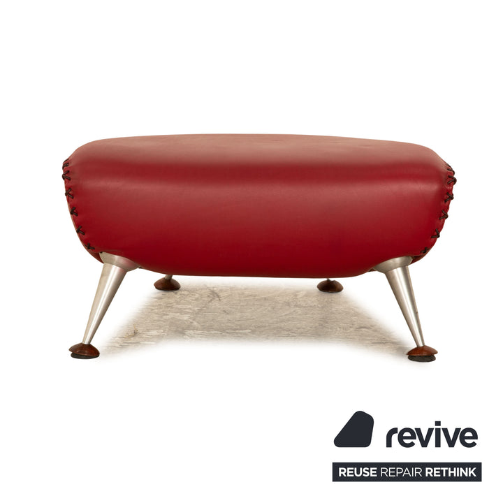 de Sede DS 102 Leather Stool Red