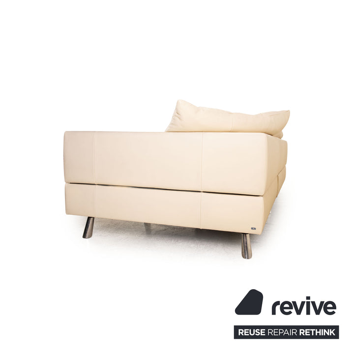 de Sede DS 104 leather corner sofa cream sofa couch