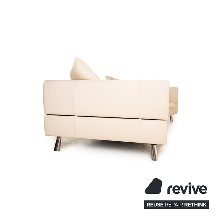 de Sede DS 104 leather corner sofa cream sofa couch