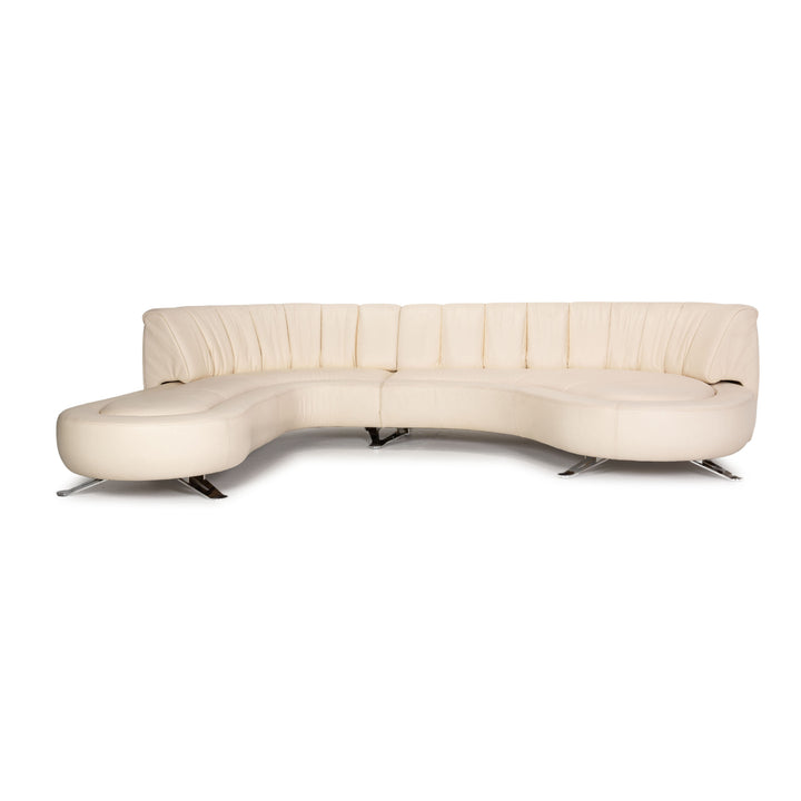 de Sede DS 1064 leather sofa cream corner sofa function couch