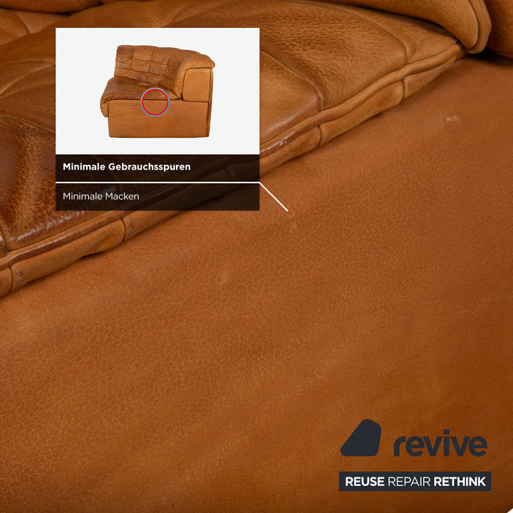 de Sede DS-11 Leather Armchair Brown Caramel Vintage