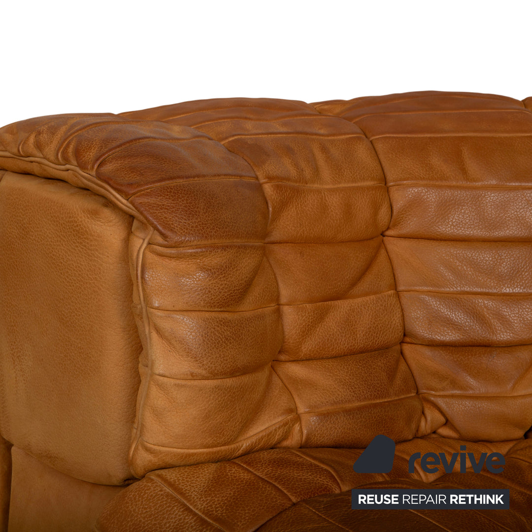 de Sede DS-11 Leather Armchair Brown Caramel Vintage