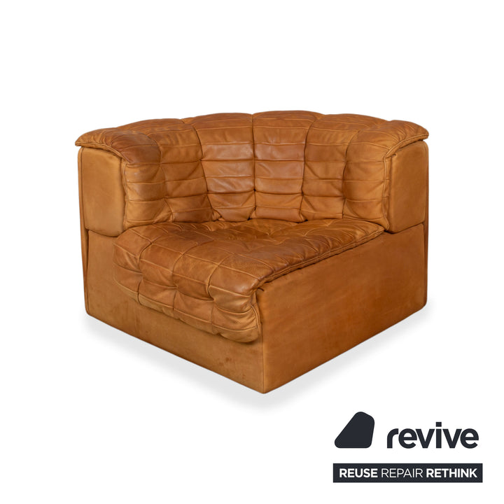 de Sede DS-11 Leather Armchair Brown Caramel Vintage