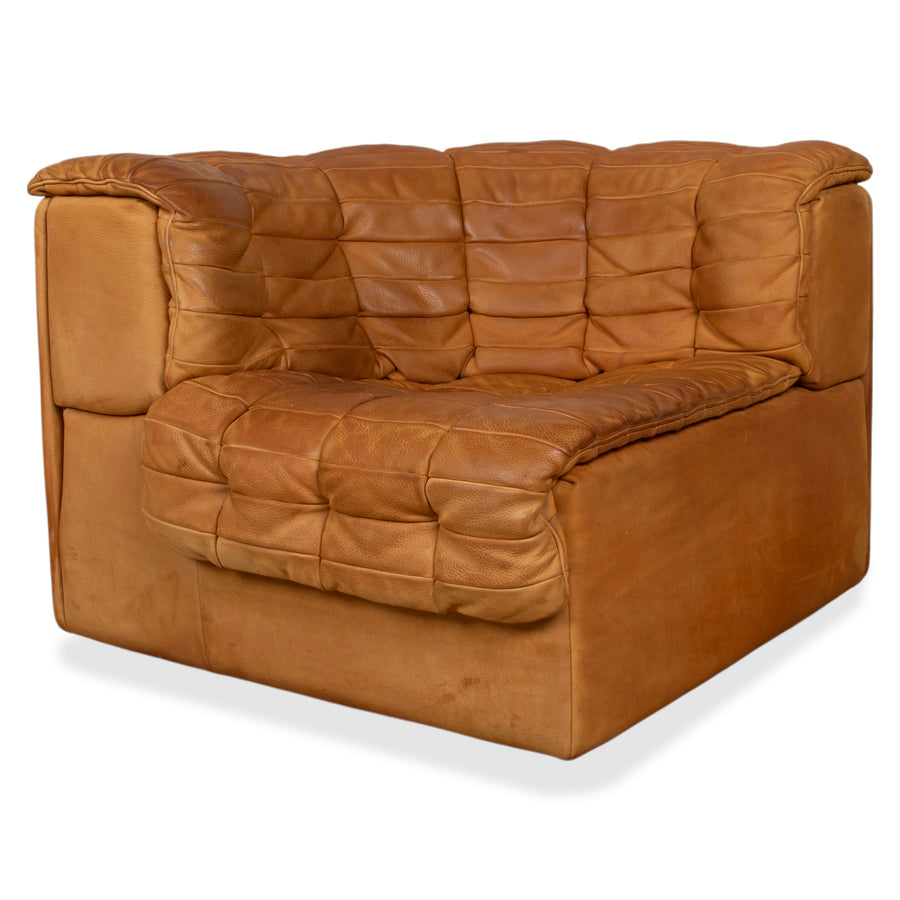 de Sede DS-11 Leder Sessel Braun Karamell Vintage