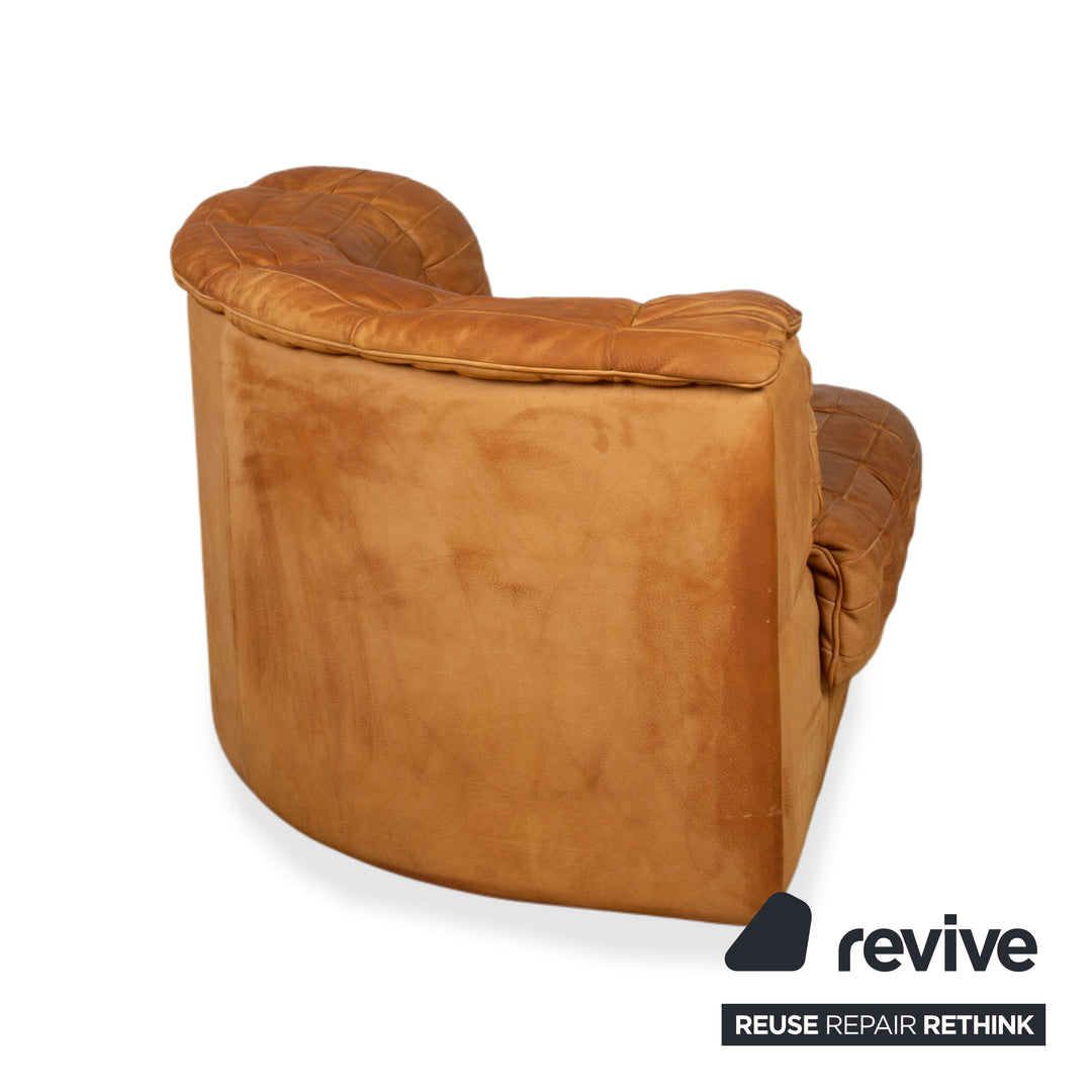de Sede DS-11 Leather Armchair Brown Caramel Vintage