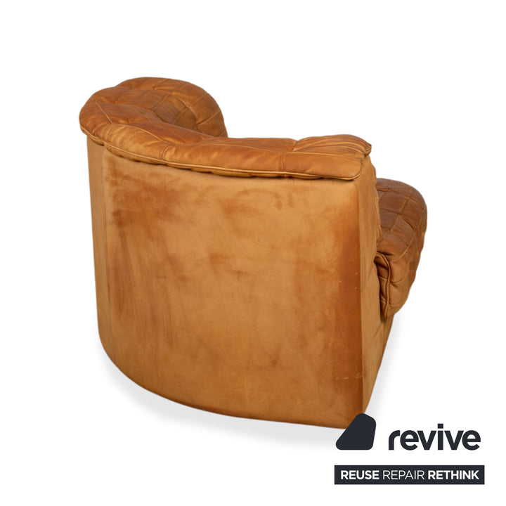 de Sede DS-11 Leather Armchair Brown Caramel Vintage