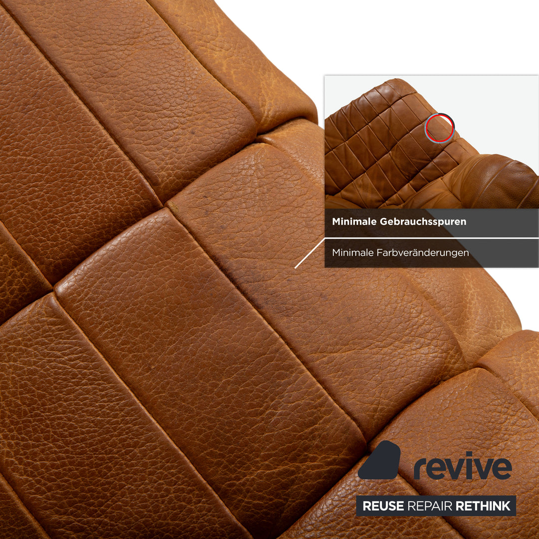 de Sede DS-11 Leather Armchair Brown Caramel Vintage