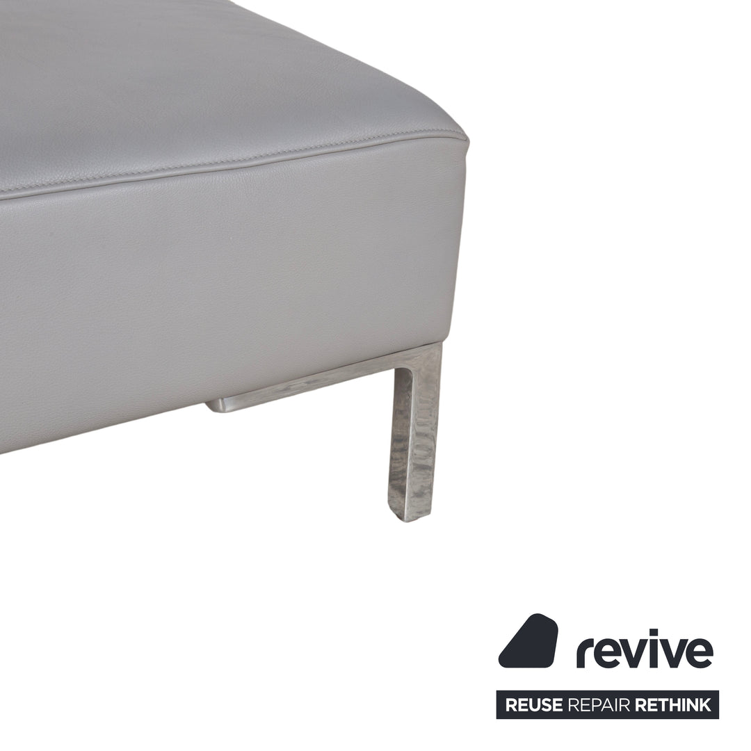 de Sede DS-112 Leder Hocker Grau