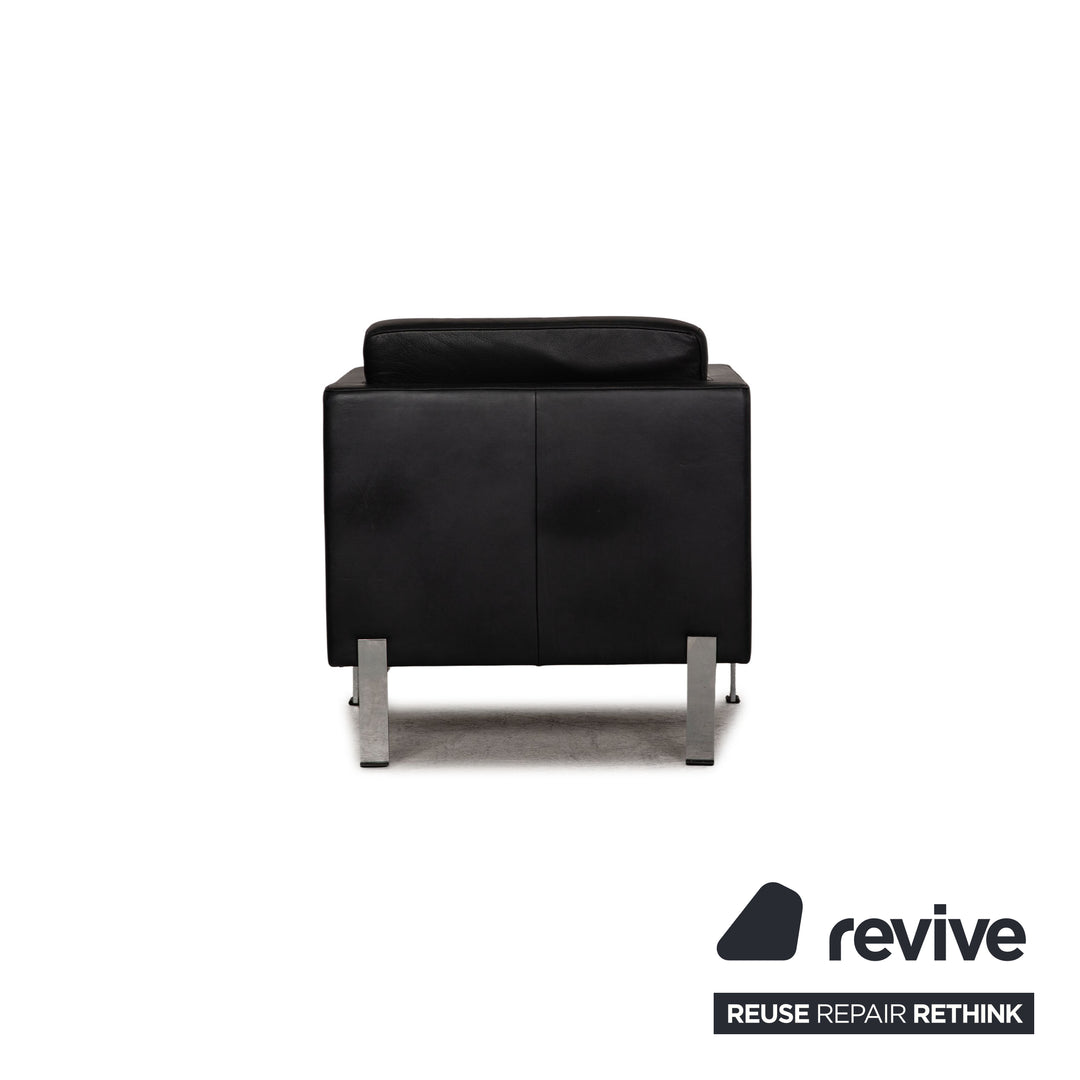 de sede ds 118 Leder Sessel Garnitur Schwarz