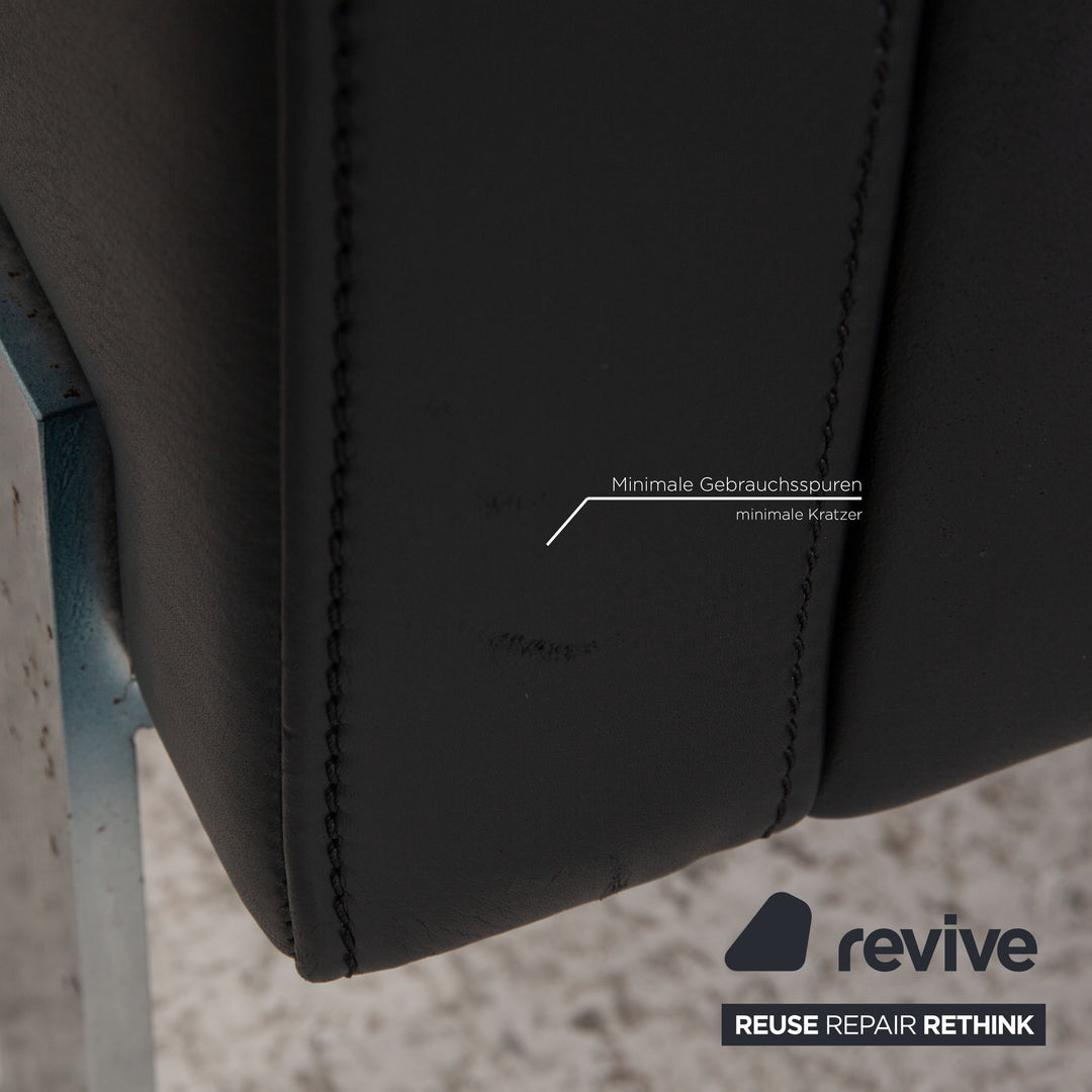 de sede ds 118 Leder Sessel Garnitur Schwarz