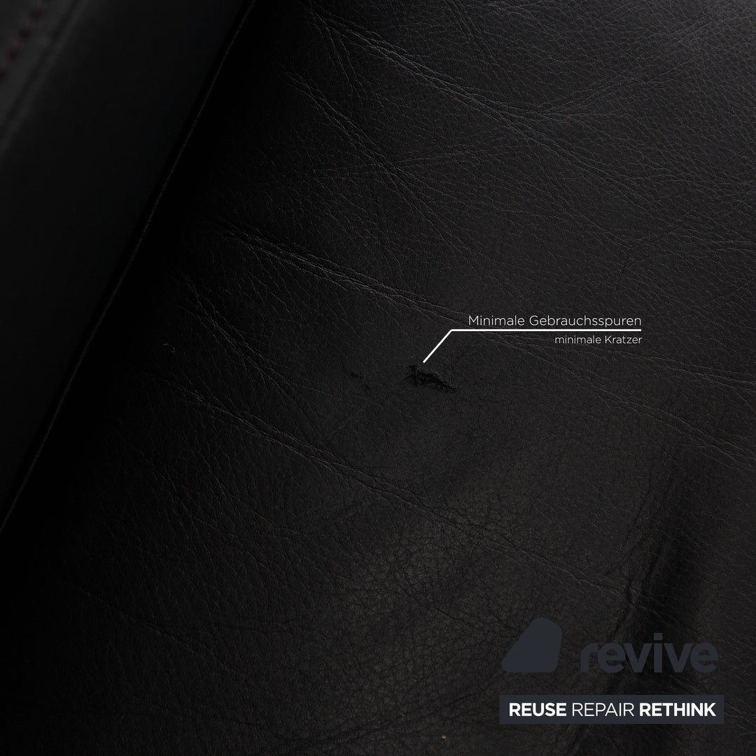 de sede ds 118 Leder Sessel Garnitur Schwarz