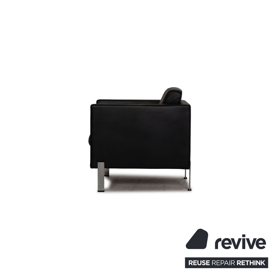 de sede ds 118 Leder Sessel Garnitur Schwarz