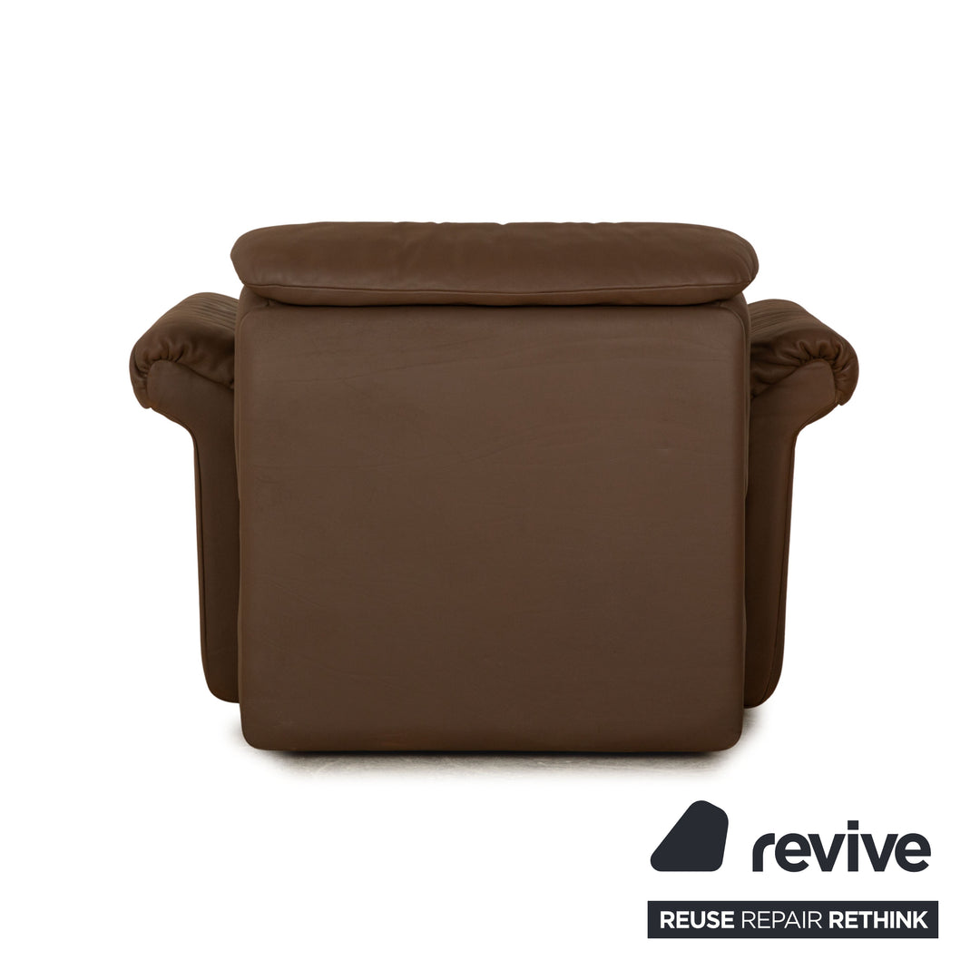 de Sede DS 14 Ensemble de canapés en cuir Marron Taupe Canapé d'angle Fauteuil Canapé