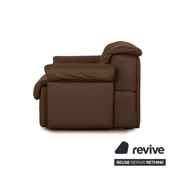 de Sede DS 14 Ensemble de canapés en cuir Marron Taupe Canapé d'angle Fauteuil Canapé