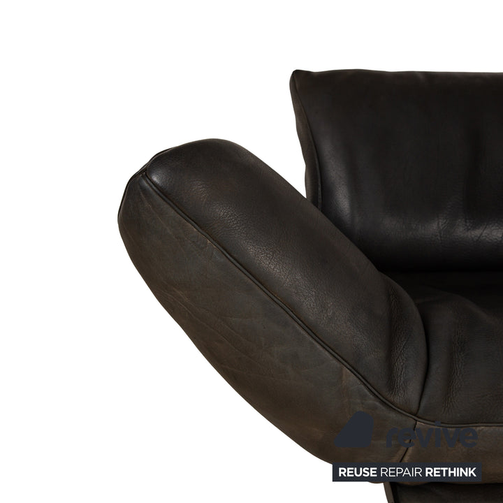 de Sede ds 140 leather two-seater anthracite manual function