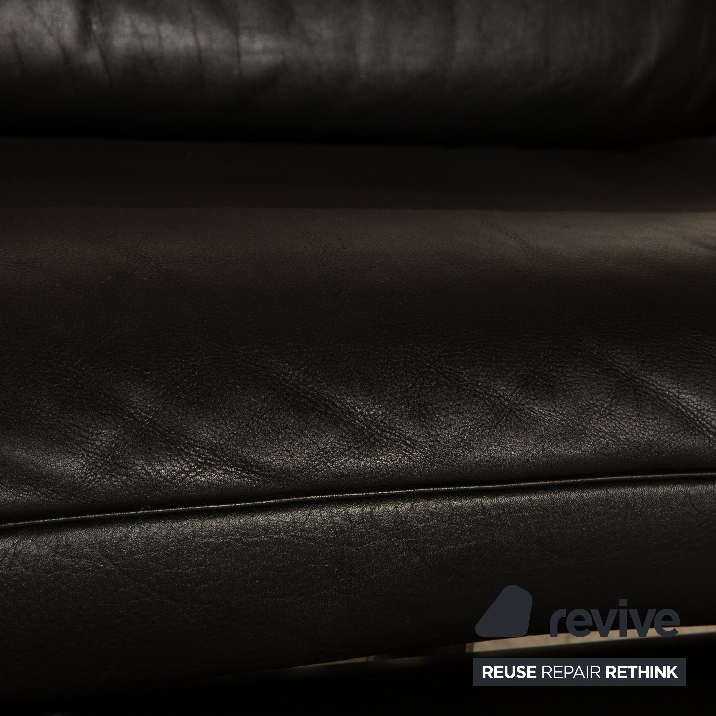 de Sede ds 140 Leder Zweisitzer Rot Schwarz manuelle Funktion Sofa Couch