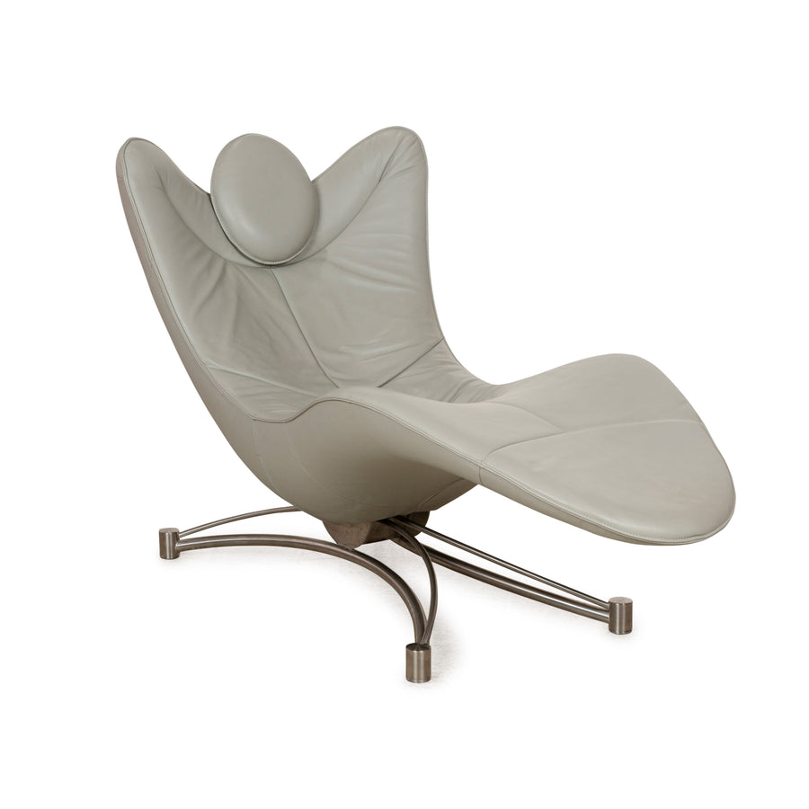 de Sede DS-151 Chaise longue en cuir gris