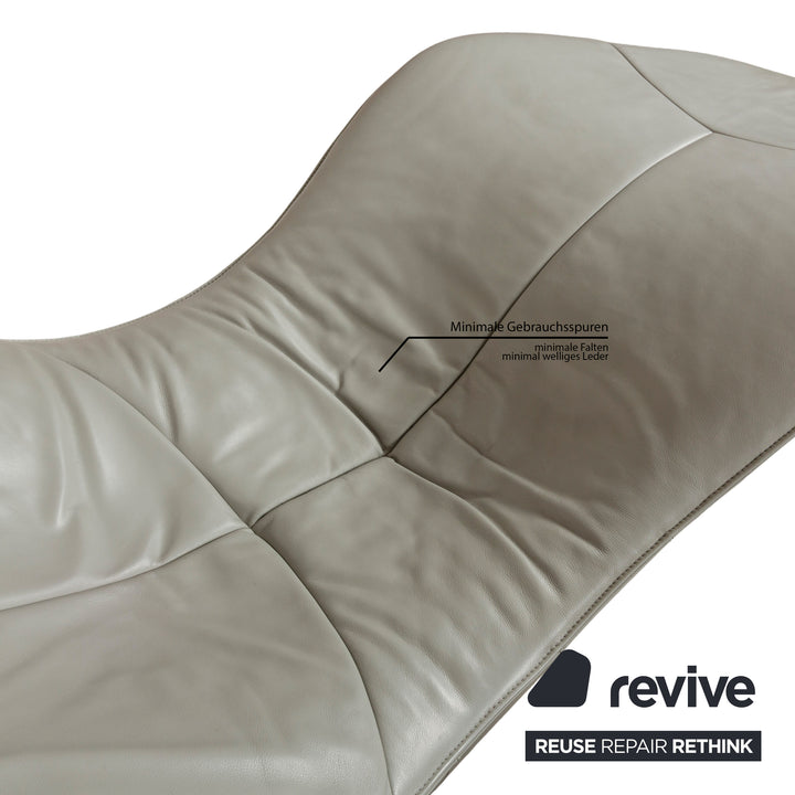 de Sede DS-151 Leather Lounger Grey