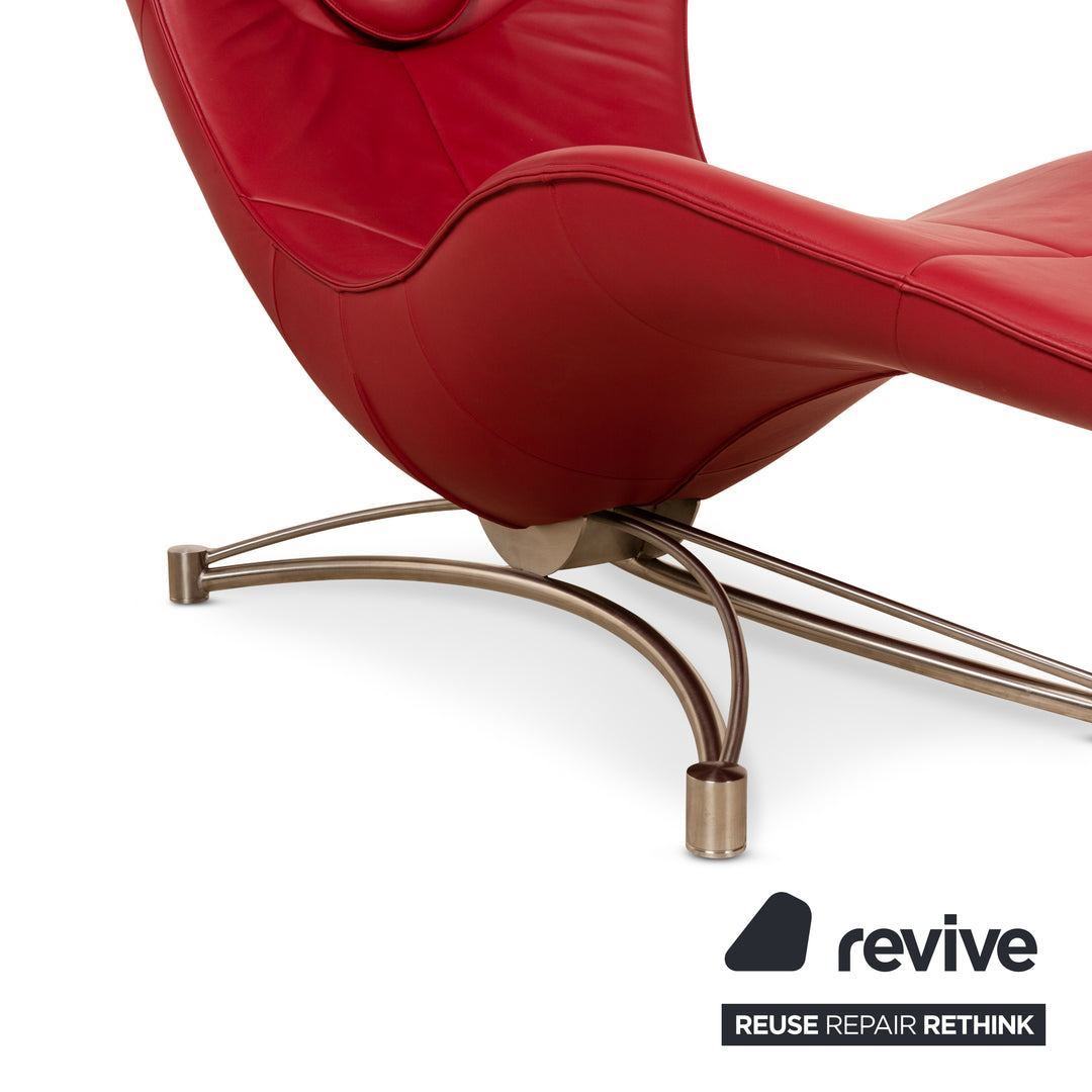 de Sede DS-151 Leather Lounger Red