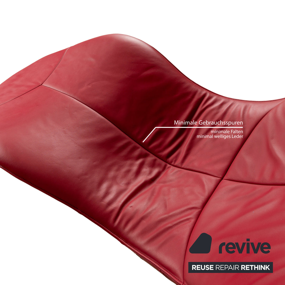 de Sede DS-151 Leather Lounger Red