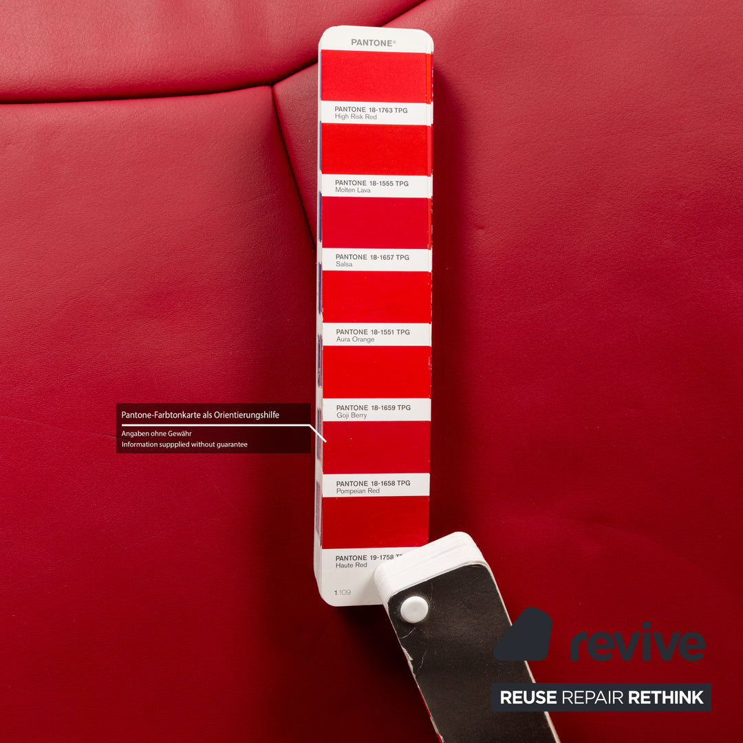 de Sede DS-151 Leather Lounger Red