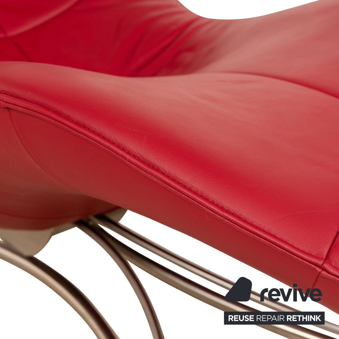 de Sede DS-151 Leather Lounger Red