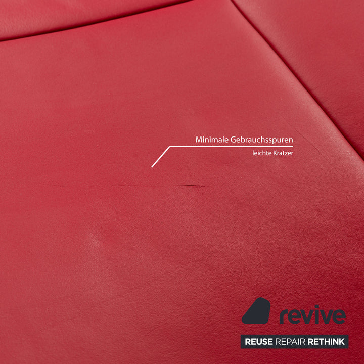 de Sede DS-151 Leather Lounger Red