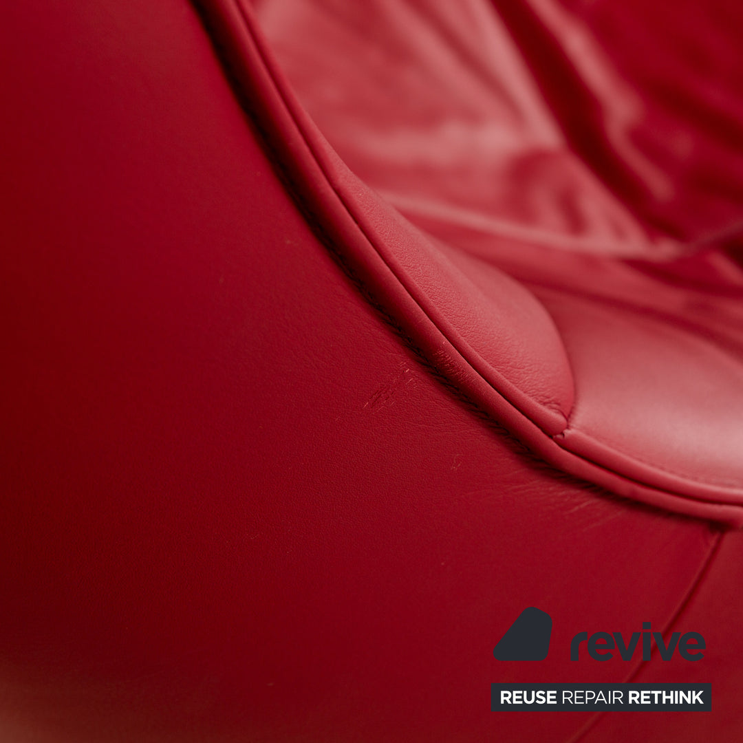 de Sede DS-151 Leather Lounger Red