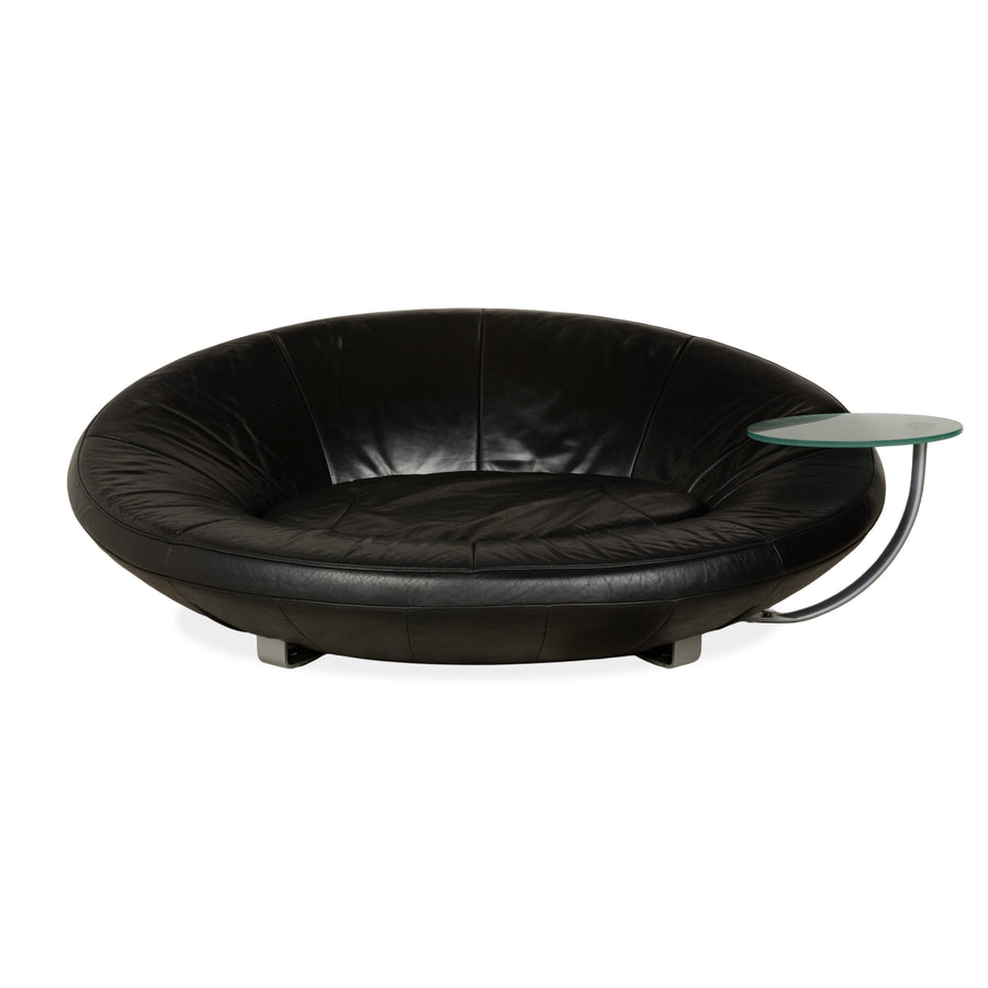 De Sede DS-152 Leder Zweisitzer Schwarz Sofa Couch