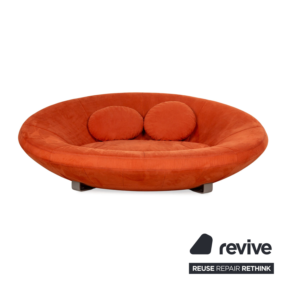 de Sede DS 152 Stoff Zweisitzer Orange Sofa Couch